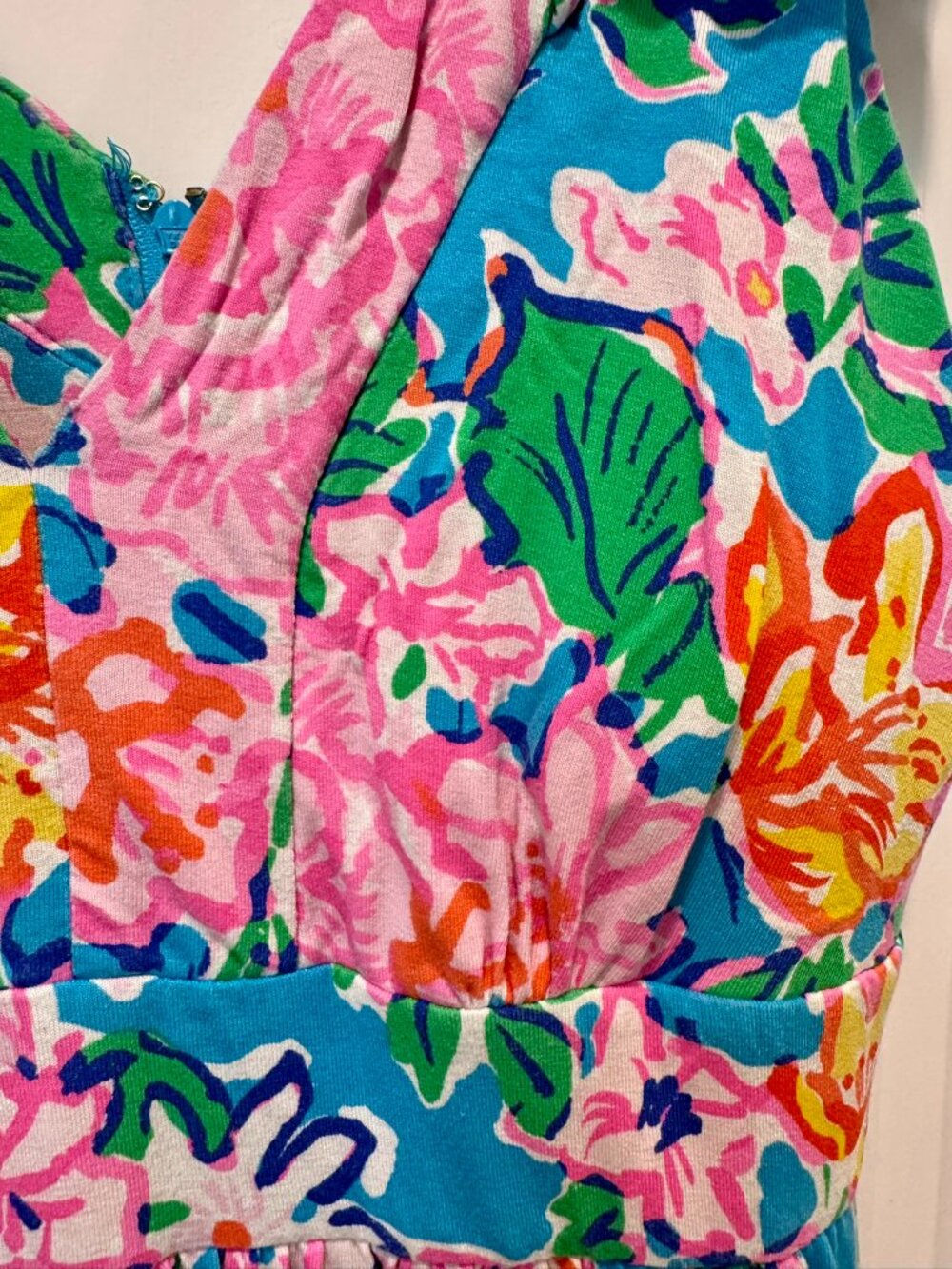 Lilly Pulitzer Floral Maxi Dress – Size 4 - Picture 3 of 5